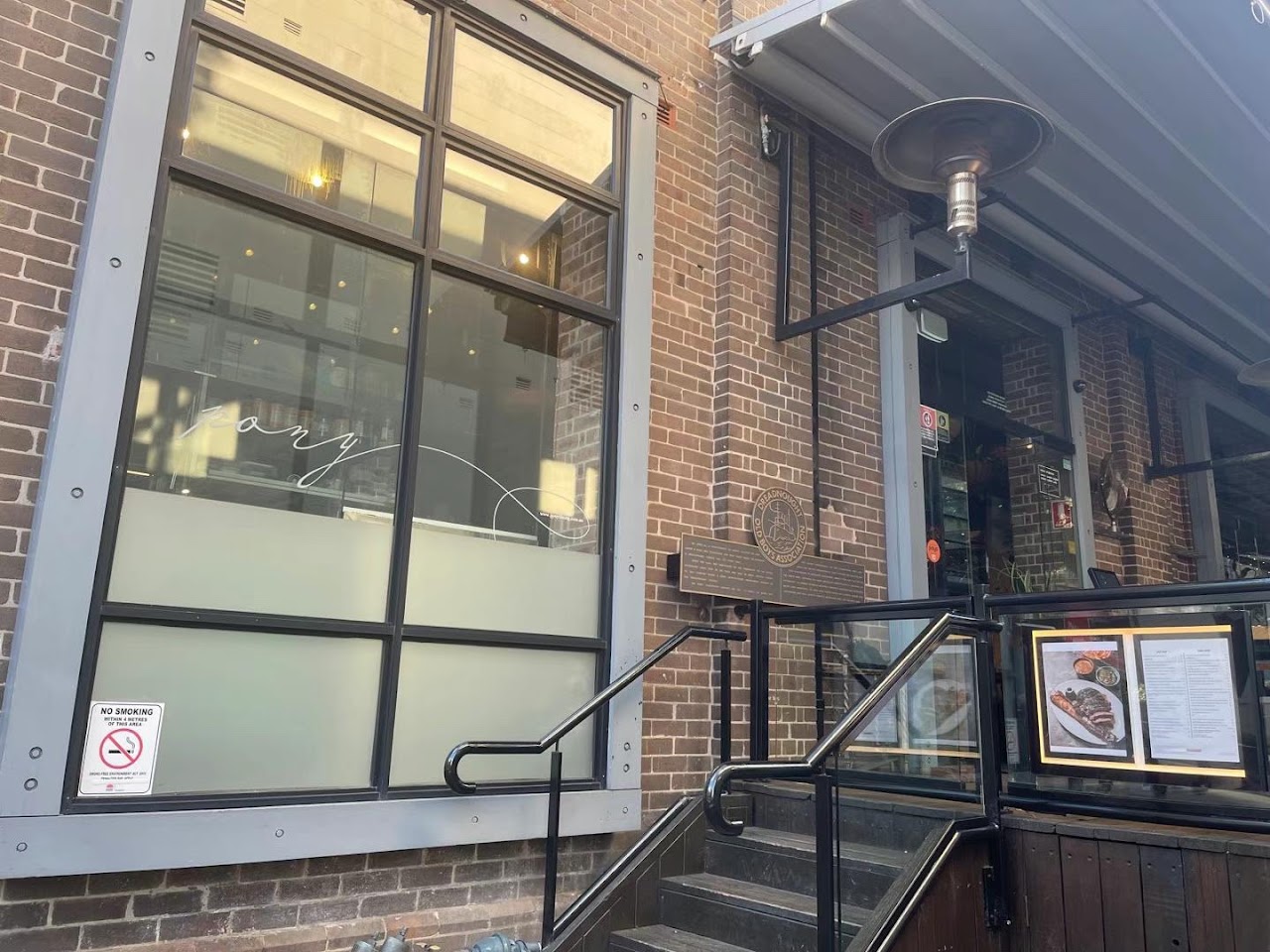 Exterior entrance to Pony Dining The Rocks