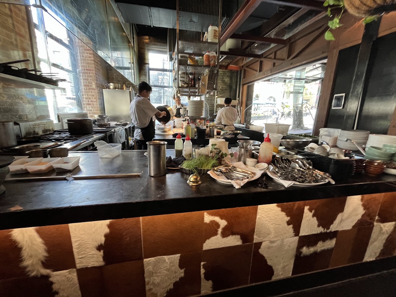 Open kitchen at Pony Dining The Rocks